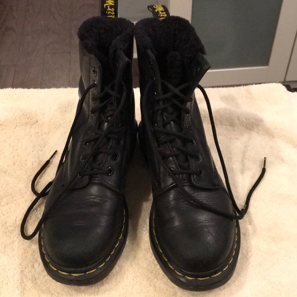 doc martens fluffy inside
